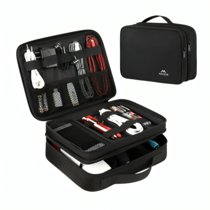 MATEIN Electronics Organizer Travel Case, Water Resistant Cable Organizer Bag