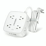 6 Ft Surge Protector Power Strip - 8 Widely Outlets with 4 USB Ports