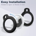 Airtag Holder Air Tag Case with Keychain - Image 2