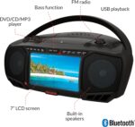 Aiwa Portable Boombox, Crystal Clear Sound with 3W x 2 Speakers and Bass Function - Image 3