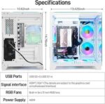 LXZ Desktop PC Computer AMD Ryzen 5 5600GT 6 core 3.6GHz - Image 2
