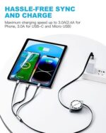 Multi Charging Cable 3A, [2Pack 4ft] - Image 3