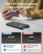 Portable Charger, Slimmest 10000mAh 5V/3A Power Bank - Image 2