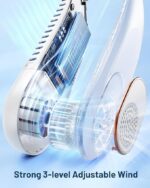 SWEETFULL Portable Neck Fan 360° Cooling Bladeless Personal Fan - Image 2