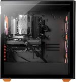 iBUYPOWER Scale Orange Gaming PC Desktop Computer - Image 3