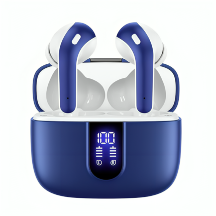 TAGRY Bluetooth Headphones True Wireless Earbuds 60H Playback LED Power Display Earphones