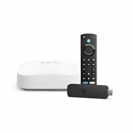 Amazon eero Pro 6E mesh Wi-Fi router (1-pack) with Amazon Fire TV Stick 4K Max