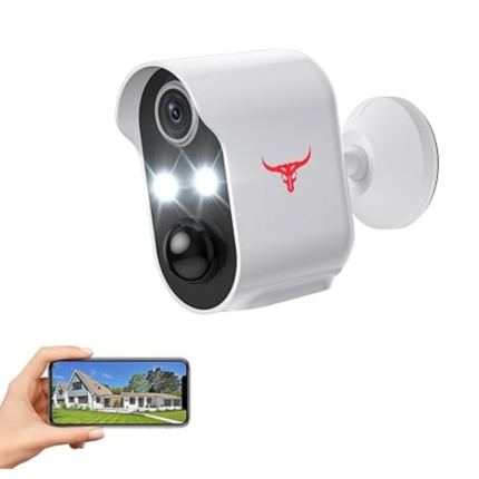 Outdoor Security Camera, Battery Powered Wireless Camera