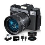 2024 Upgrade VJIANGER Digital Camera for Photography 4K 56MP Vlogging Camera