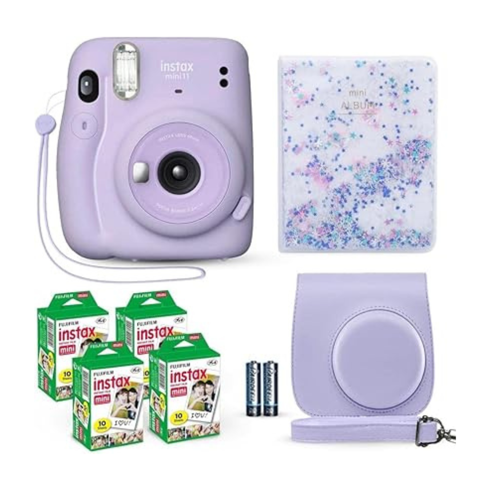Untitled-design-2025-03-10T162323.934.png Fujifilm Instax Mini 11 Instant Camera Lilac Purple - Image 1