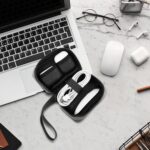 Soft Fabric Carrying Case Pouch for Mouse Charger Hard Drive Power Adapter Convenient Bag - Image 2